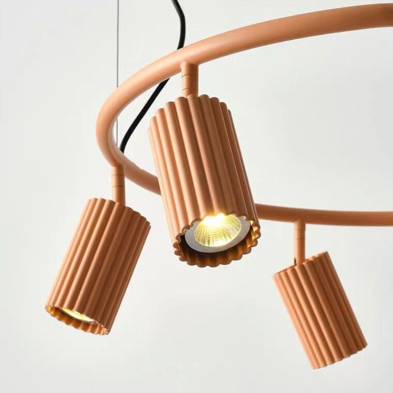 Scandinavian Ring Chandeliers Spotlights