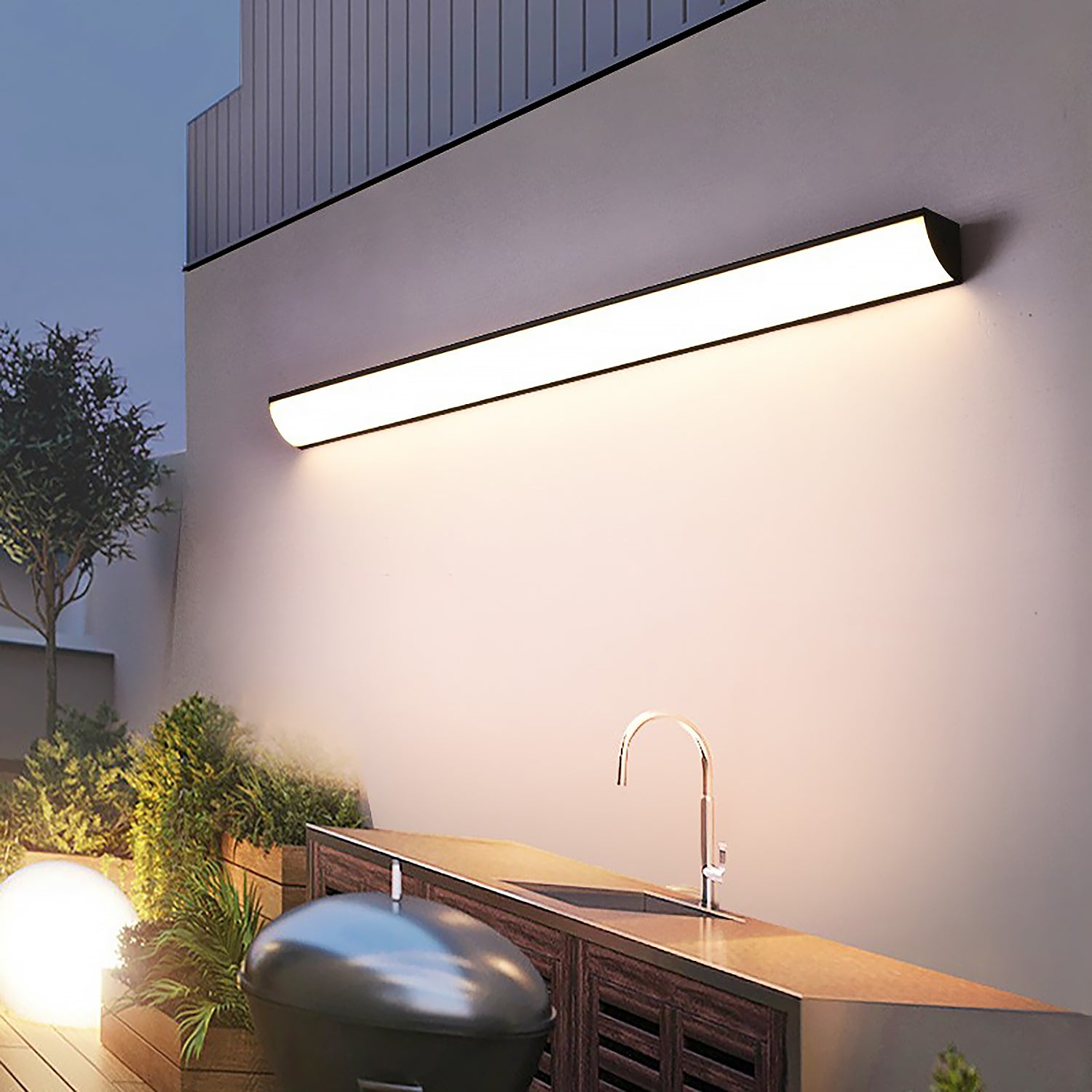 Waterproof Dimmable Strip Wall Lamp
