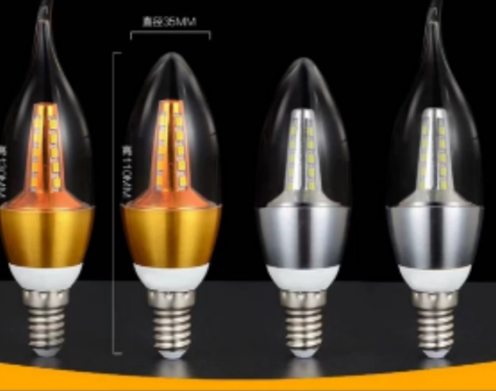 Special light bulbs E14/G9/E14 Flame