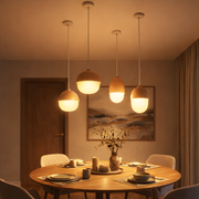Glass Acorn Moon Pendant Lights