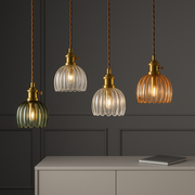 Pendant Light Japanese Glass Flower
