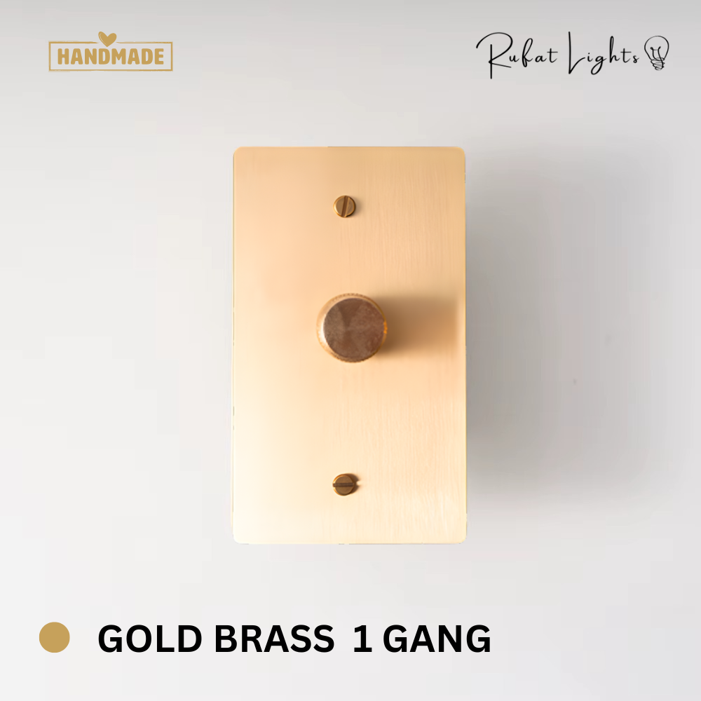 Solid Brass Dimmer Switch