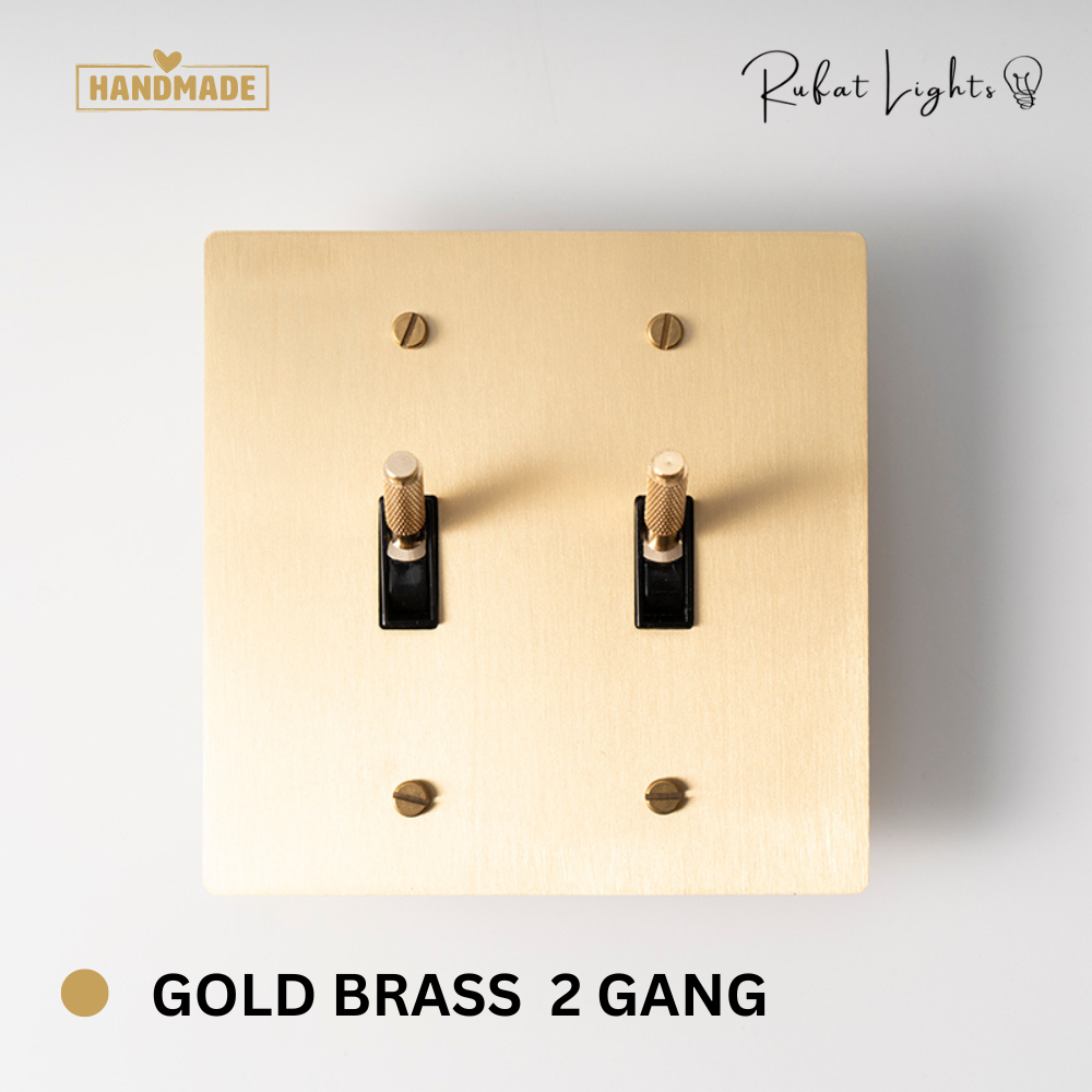 Solid Brass Toggle Switch