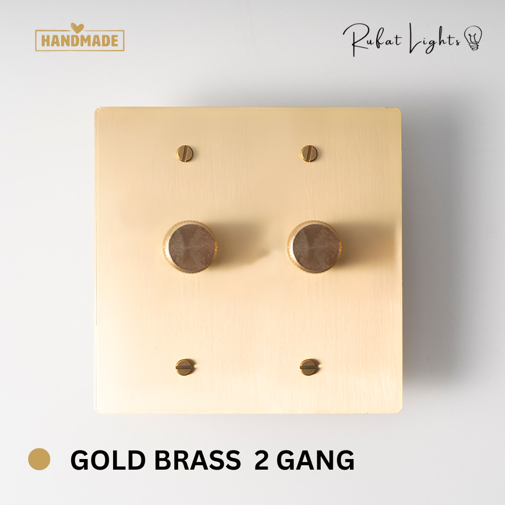 Solid Brass Dimmer Switch