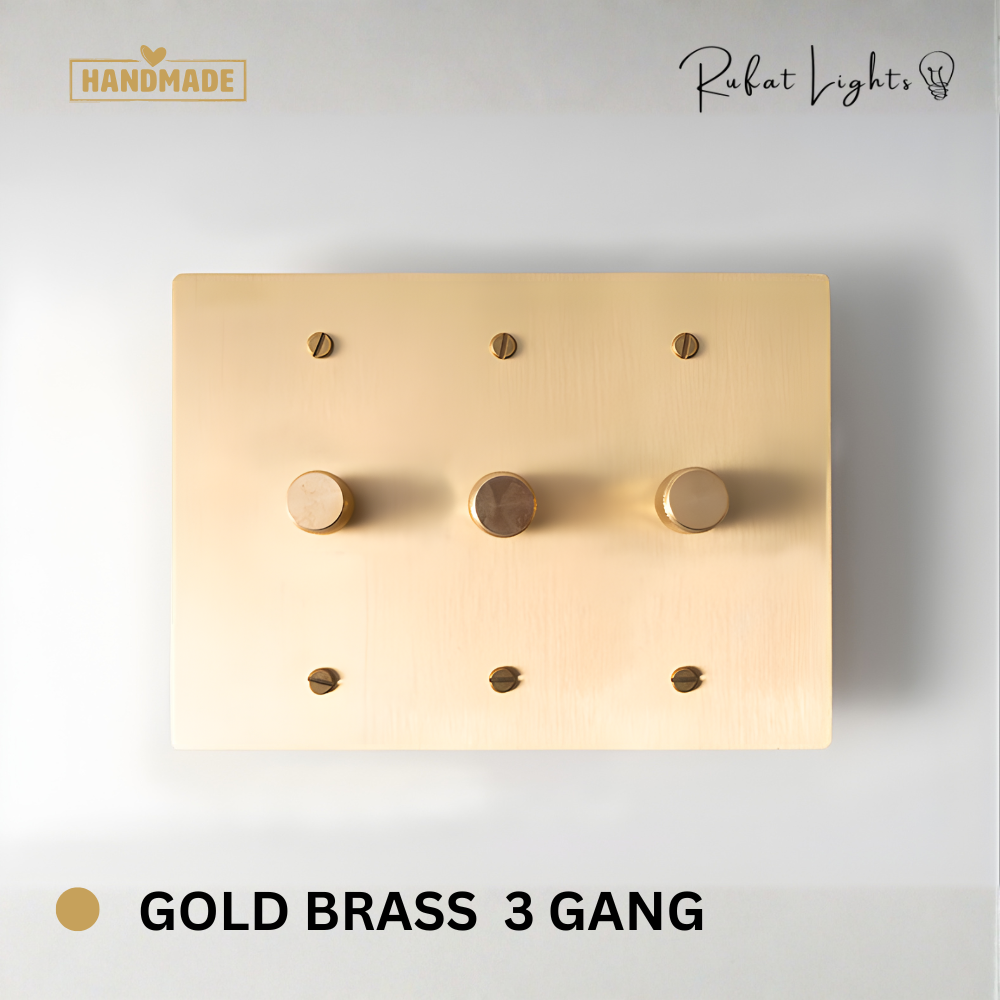 Solid Brass Dimmer Switch