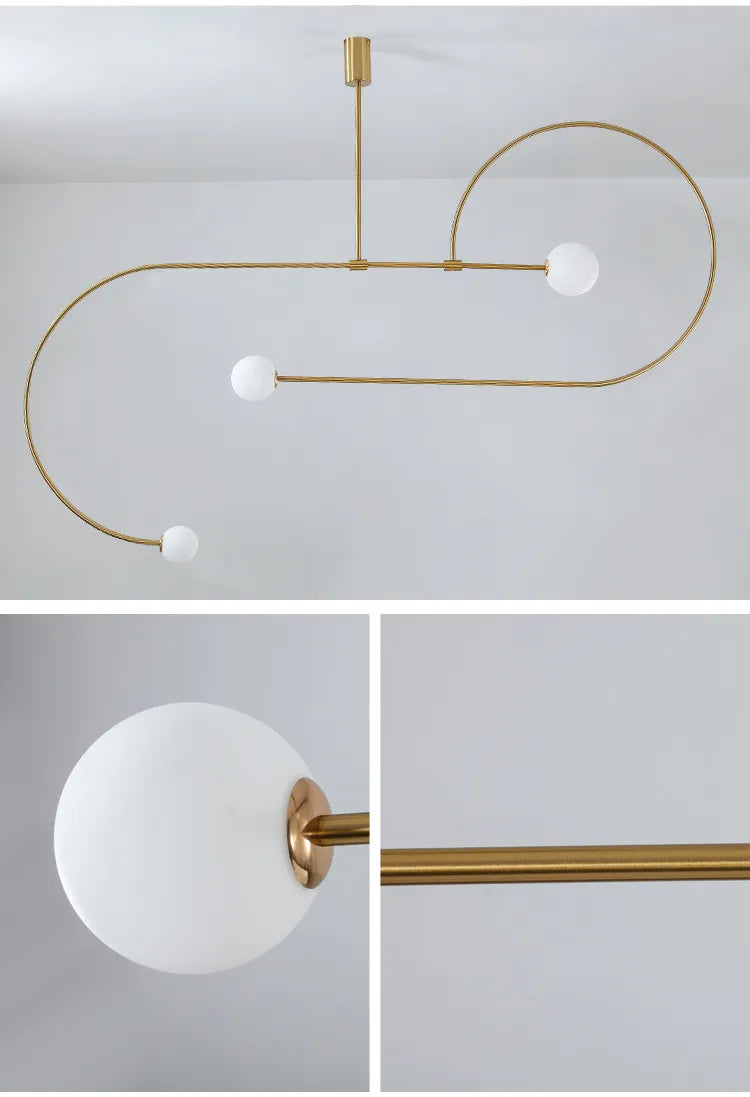 Nordic Geometric Luminaire Design Line