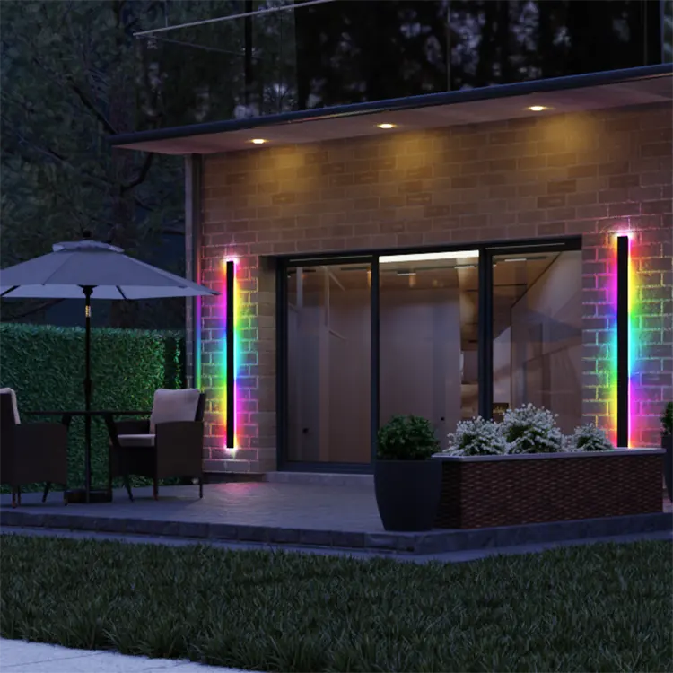 Aluminum Wall LED Light Waterproof Outdoor/Indoor (RGB)