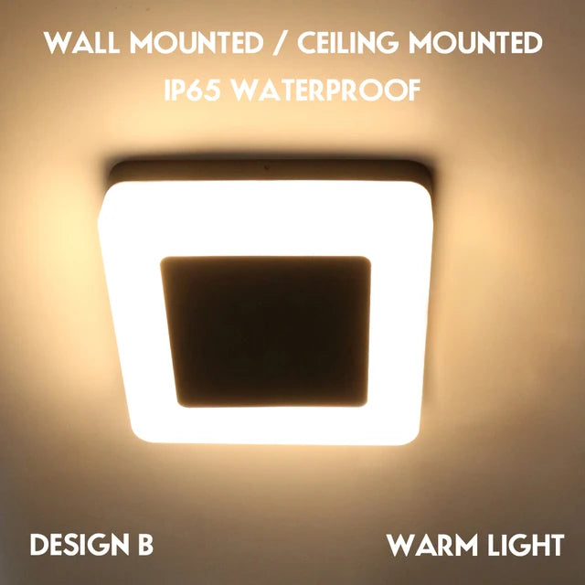 LED Porch Waterproof Sconce Wall Light