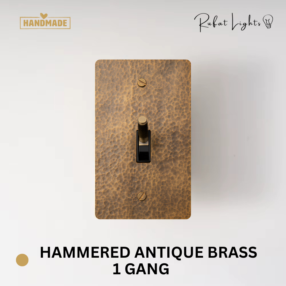 Solid Brass Toggle Switch