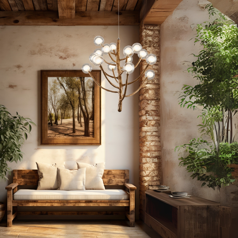 Japanese Tree Branch Chandelier