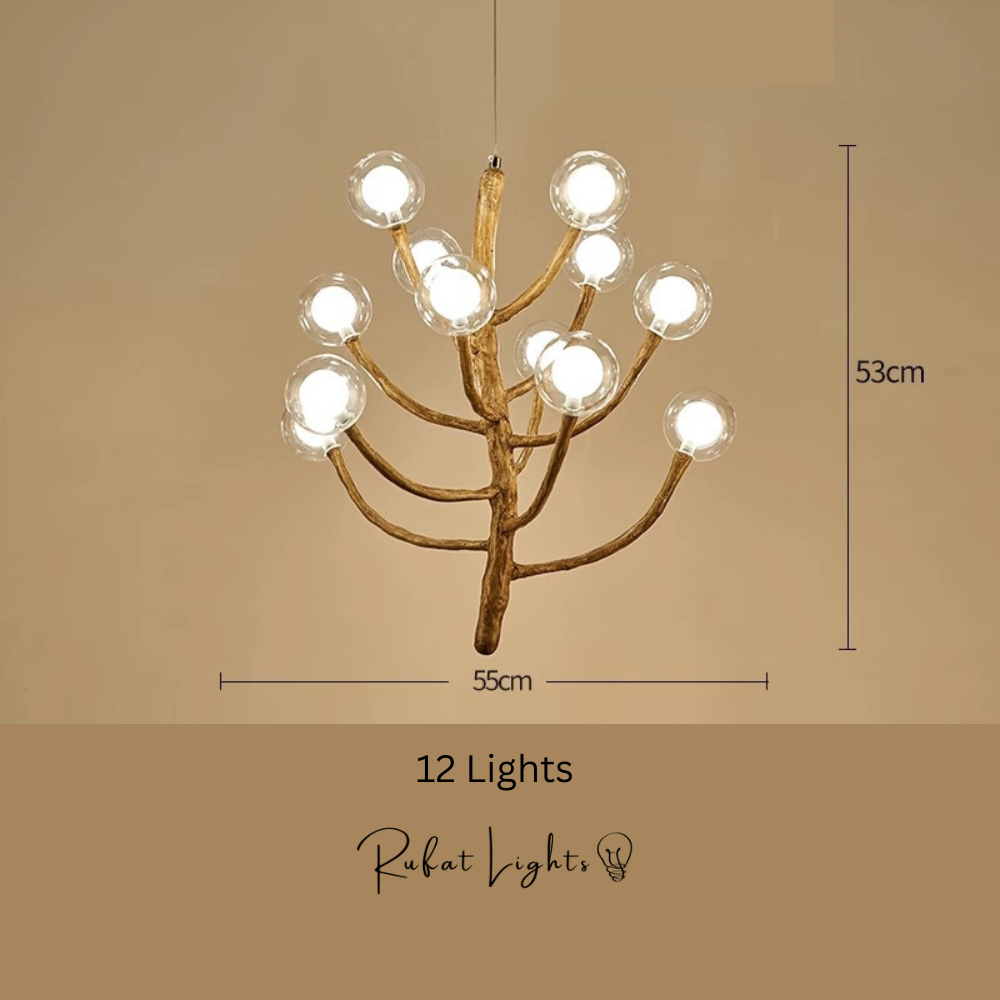 Japanese Tree Branch Chandelier