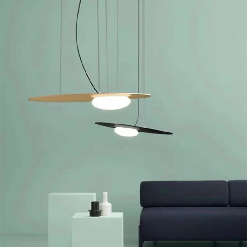 Circular Disk LED Pendant Light