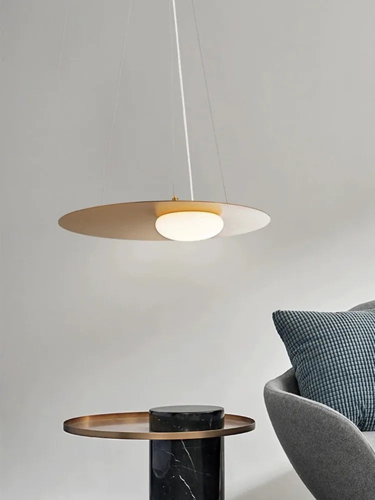 Circular Disk LED Pendant Light