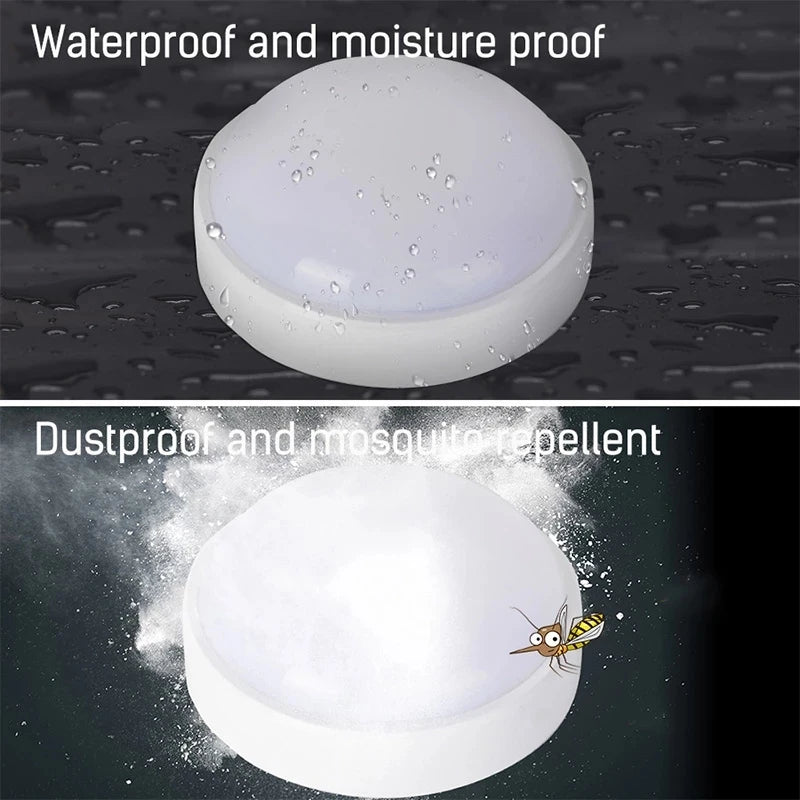 Round Waterproof Bathroom LED Ceiling Light