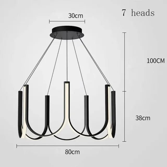 Minimalist Luxury U Shape Chandeliers
