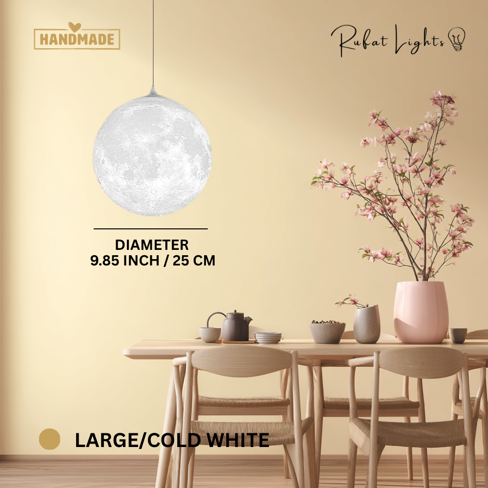 Nordic 3D Printing Moon Lamp