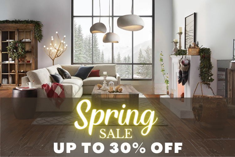 Banner of Spring sale up to 30 % off