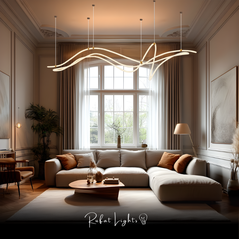 Line Art Geometry Chandelier