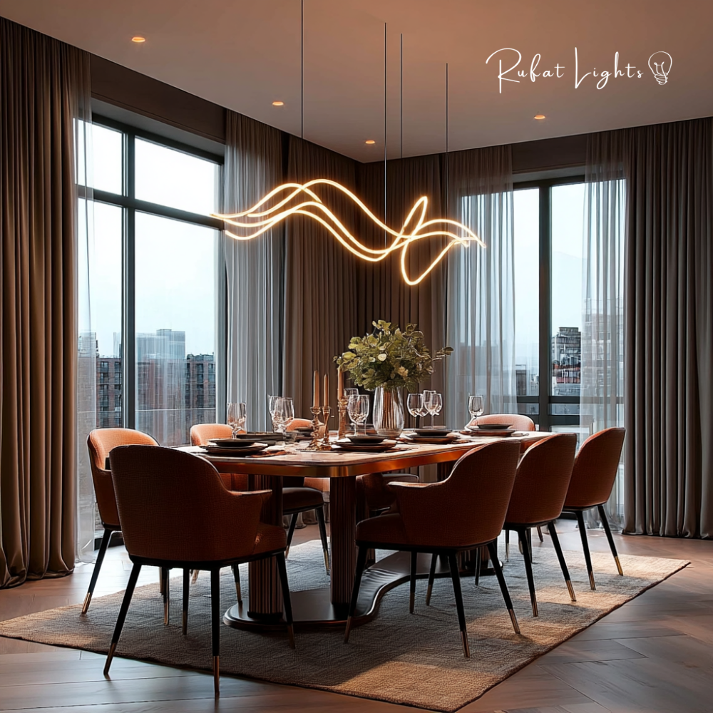 Line Art Geometry Chandelier