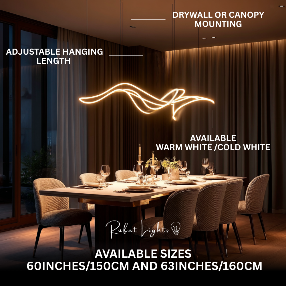 Line Art Geometry Chandelier