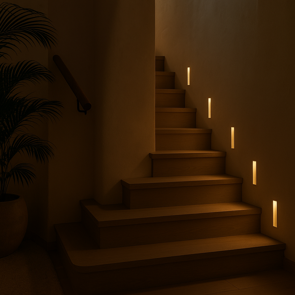Recessed Stair Lighting Step