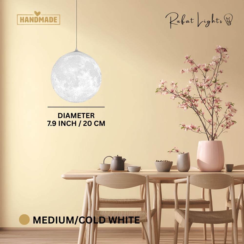 Nordic 3D Printing Moon Lamp