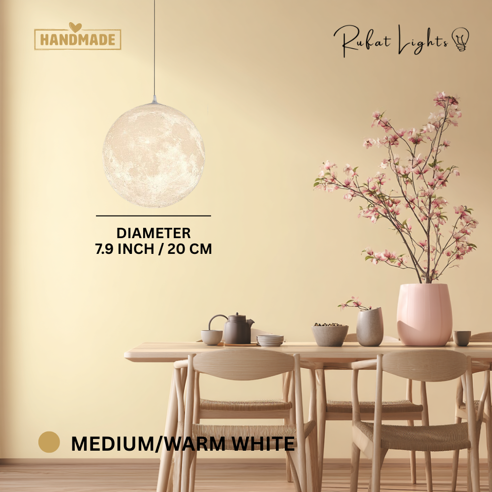 Nordic 3D Printing Moon Lamp