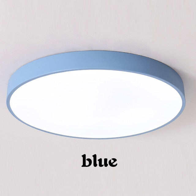 LED Ceiling Nordic Style Colorful Ultra Thin
