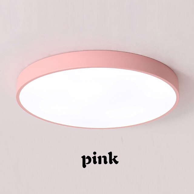 LED Ceiling Nordic Style Colorful Ultra Thin