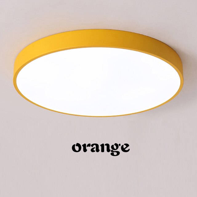 LED Ceiling Nordic Style Colorful Ultra Thin