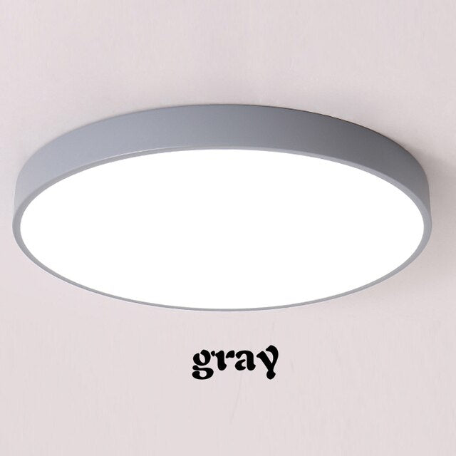 LED Ceiling Nordic Style Colorful Ultra Thin