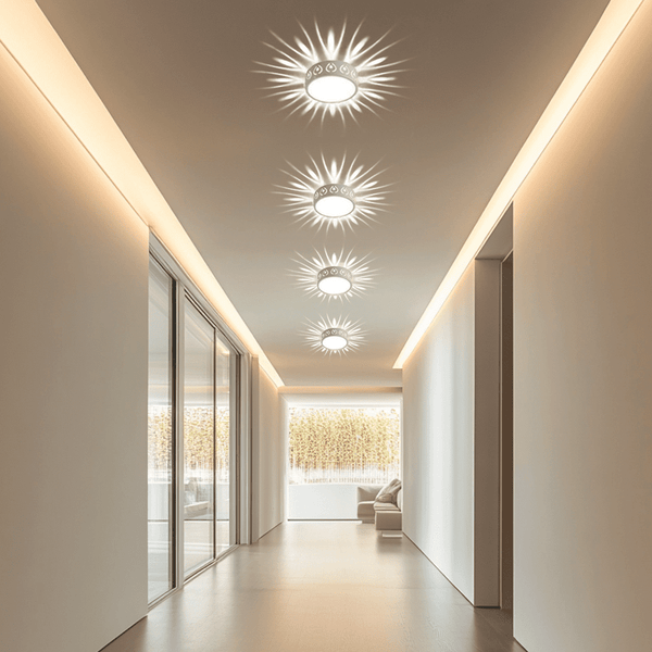 Ceiling lights corridor shop
