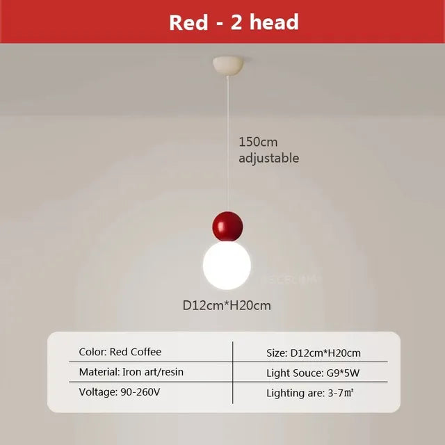 Macaroon LED Pendant Light
