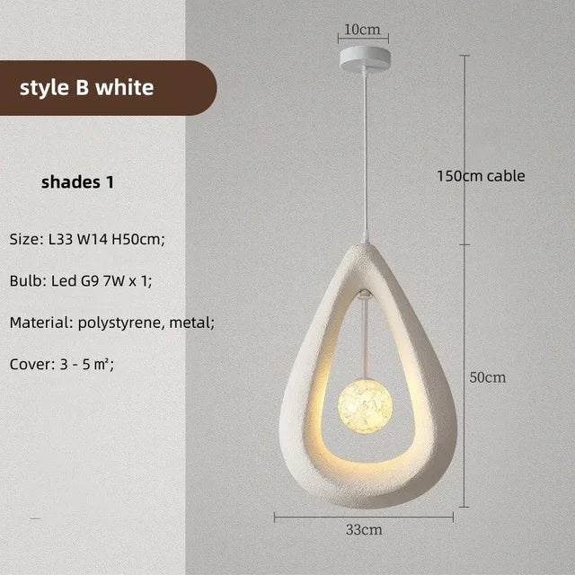 Nordic Wabi Sabi Pendant Lights