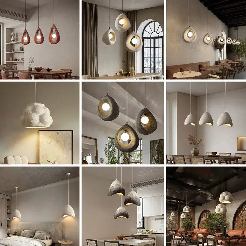Nordic Wabi Sabi Pendant Lights