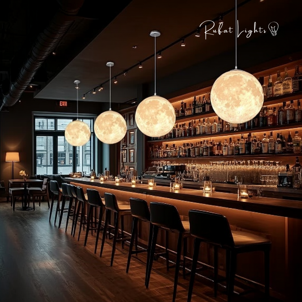 Nordic 3D Printing Moon Lamp