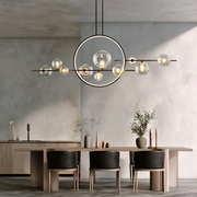 Nordic Modern LED Glass Bubble Chandelier