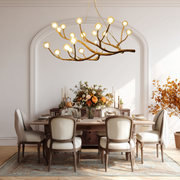 Nordic Rustic Tree Branch Hanging Chandelier