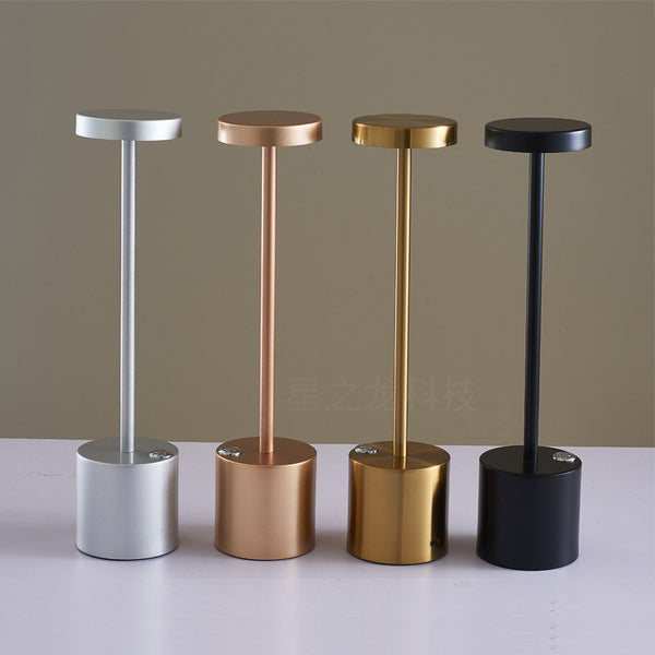 Sleek Metal Aluminum Table Lamp