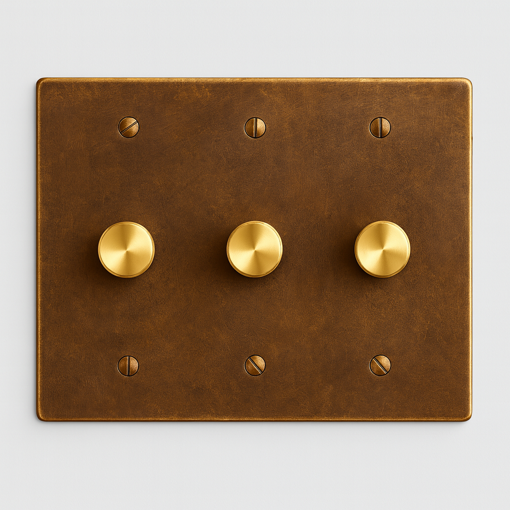 Solid Brass Dimmer Switch