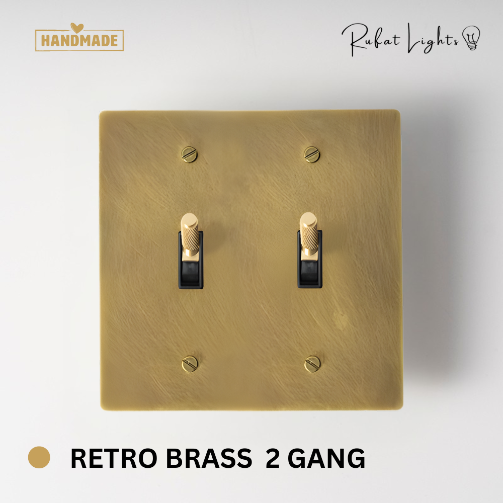 Solid Brass Toggle Switch