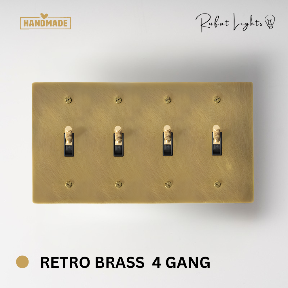 Solid Brass Toggle Switch