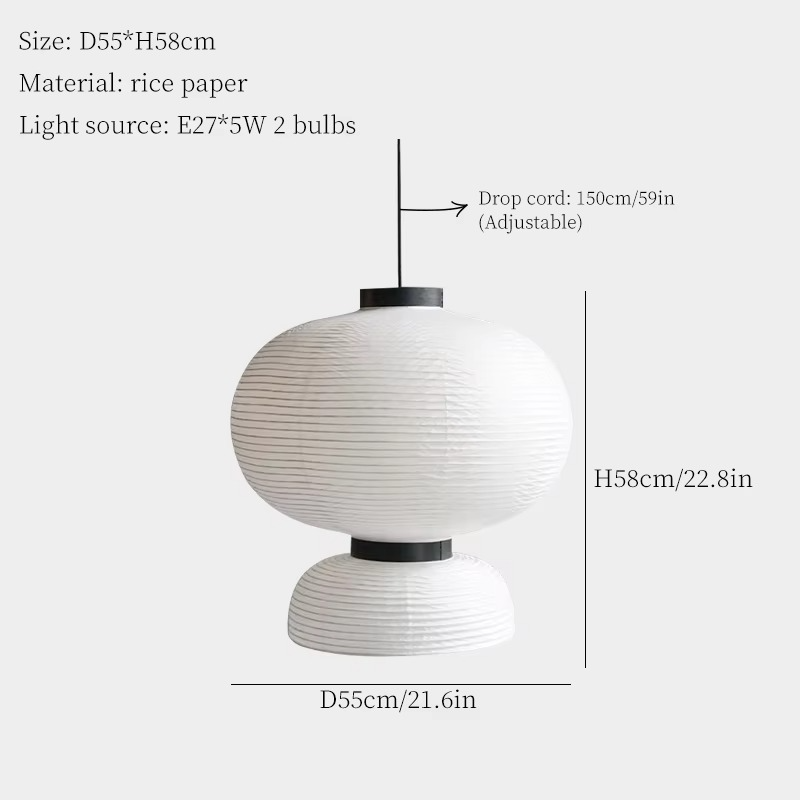 Modern Silk Fabric Tense Pendant Light