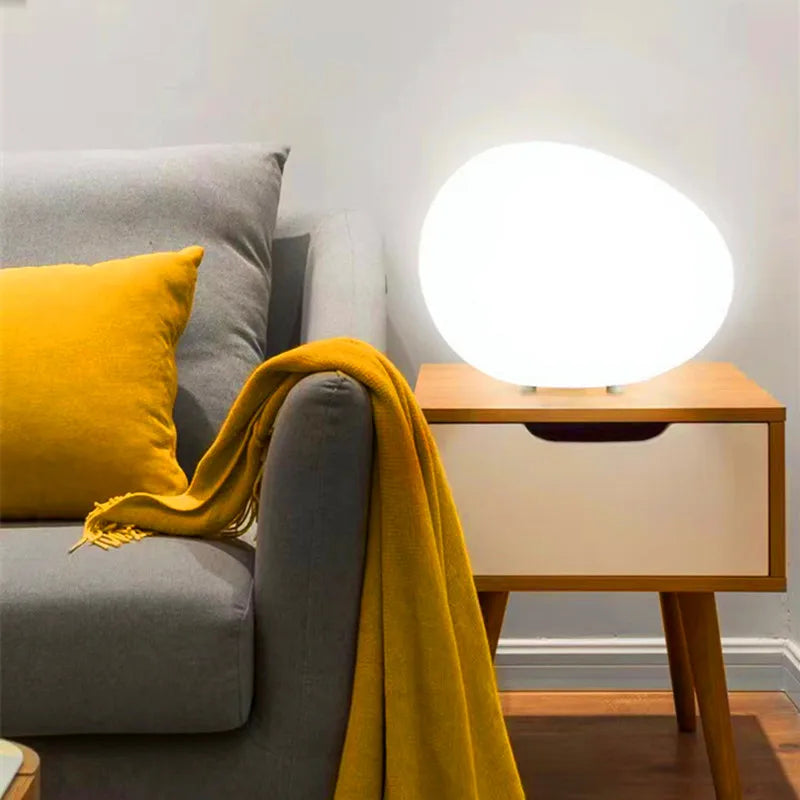 Modern Cobblestone Table Lamp