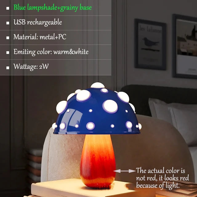 Mushroom LED Table Lamp