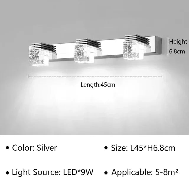 Crystal Sconce LED Wall Lamp