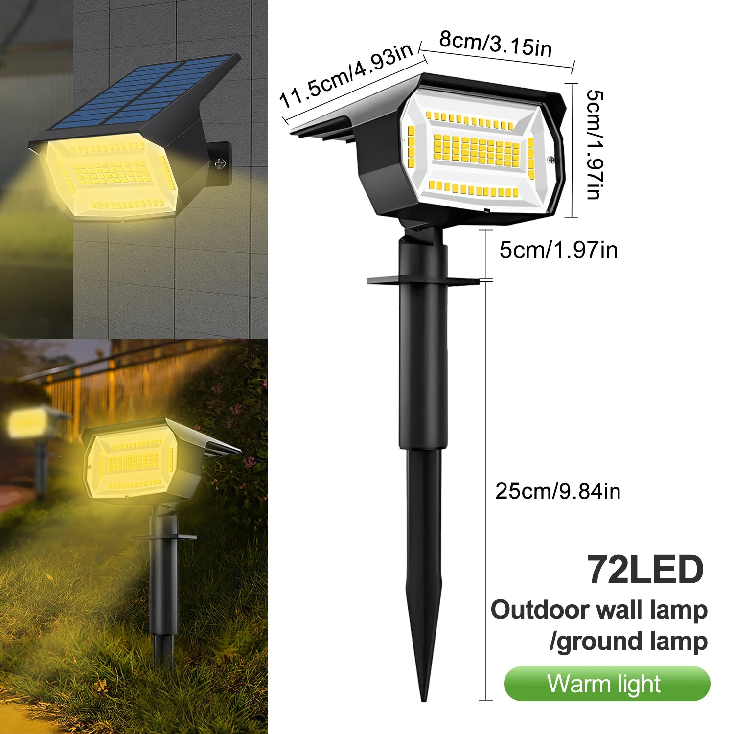 Solar Waterproof LED Landscape/ Light