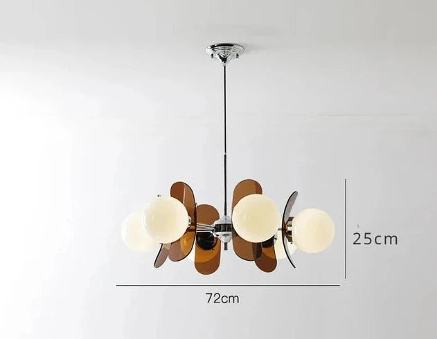Ancient Acrylic Beans Pendant Lamp