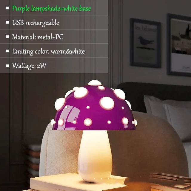 Mushroom LED Table Lamp