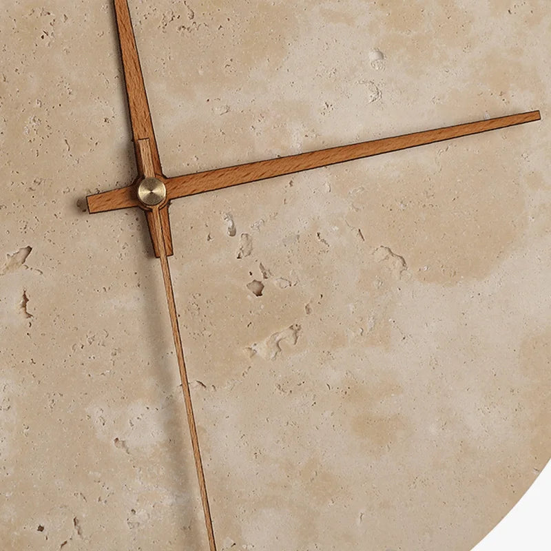 Wabi-Sabi Natural Stone Clock